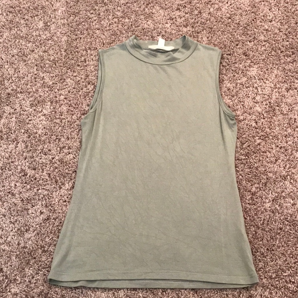 Sage Green Miami Sleeveless Tank Size Medium